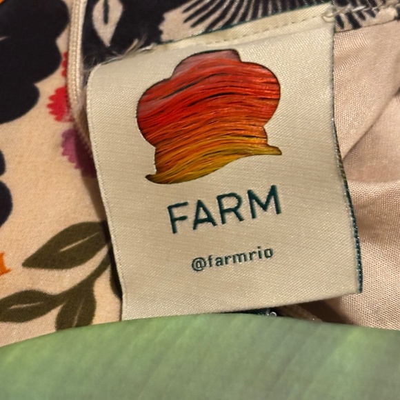 Farm Rio Romantic Garden Maxi Dress Size Small Floral Multi - Picture 6 of 14